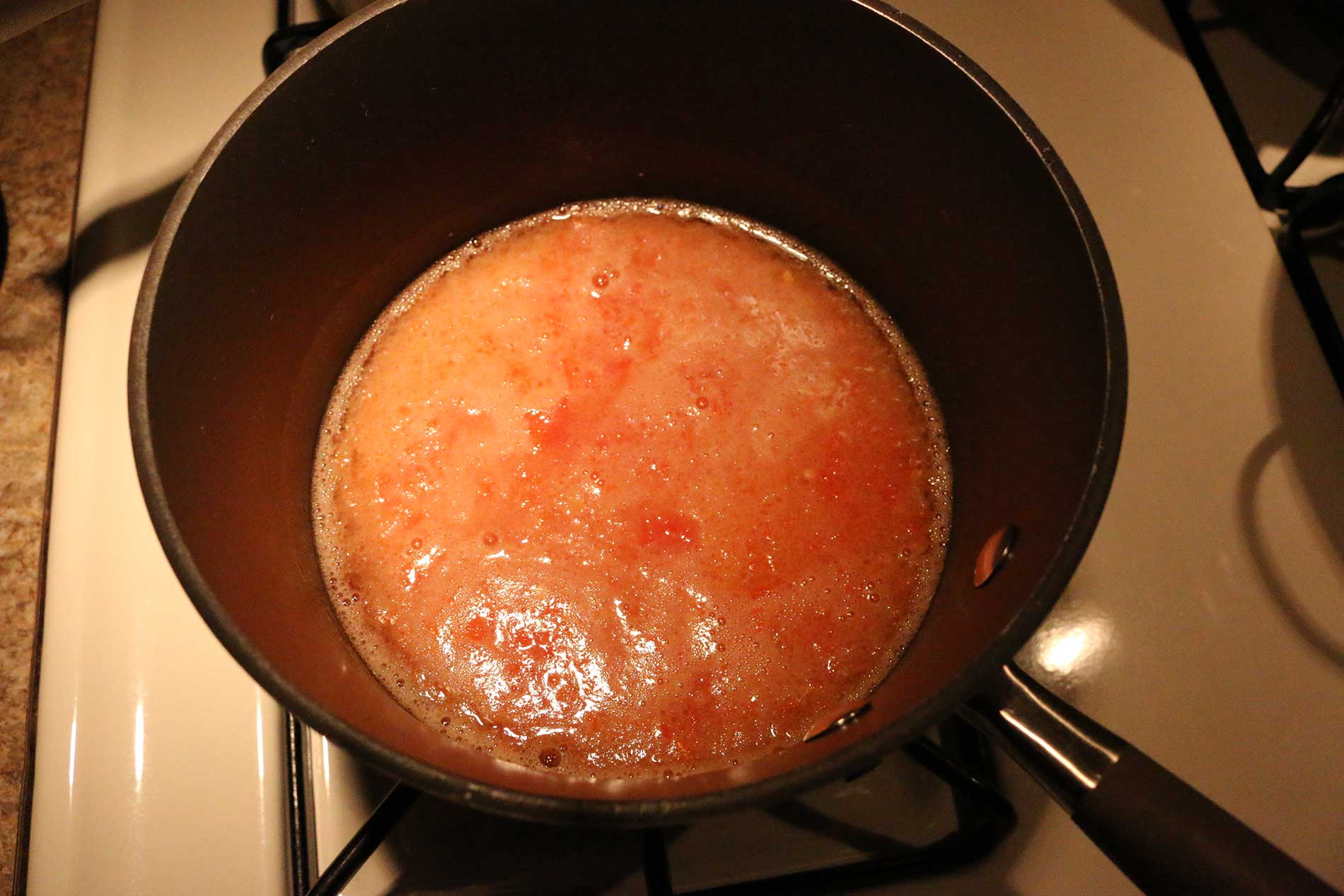 Rice and tomato mixture