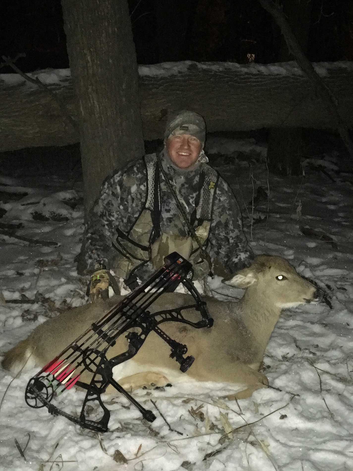 Sean with his 2015 MN doe harvest.